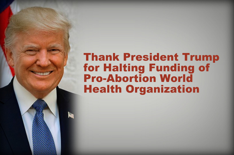 Thank President Donald Trump For Defunding The World Health ...